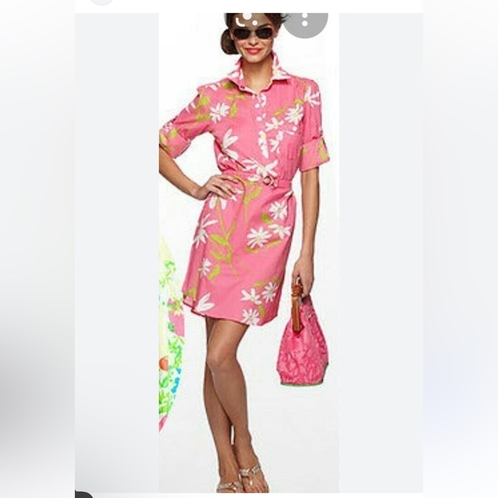 Lily Pulitzer Floral Long Sleeve Dress Size S